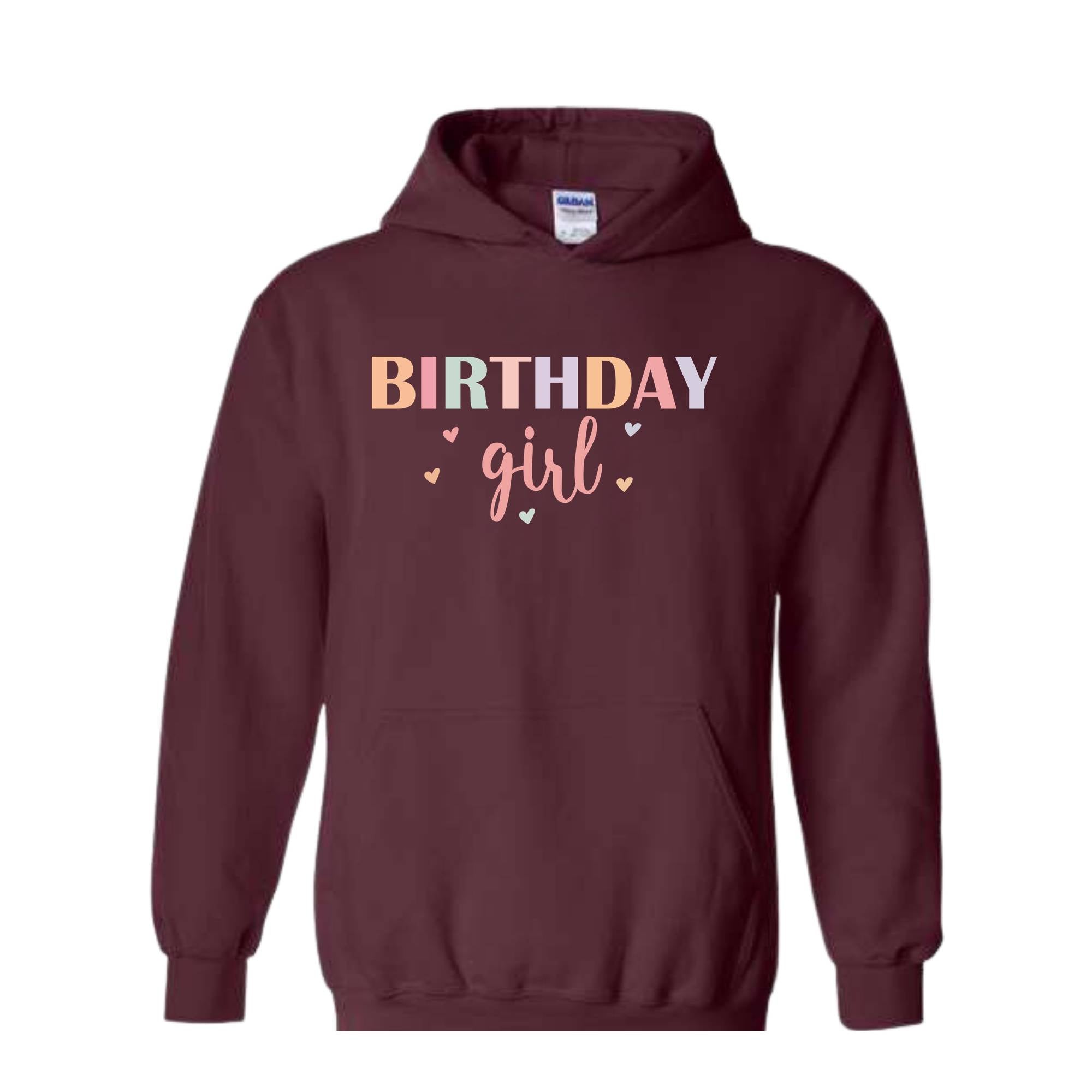 Birthday Girl Sweatshirt, Cute Birthday Girl Hoodie, Birthday Gift, Gift for Birthday Girl, Birthday Hoodie, Birthday Party Hoodie