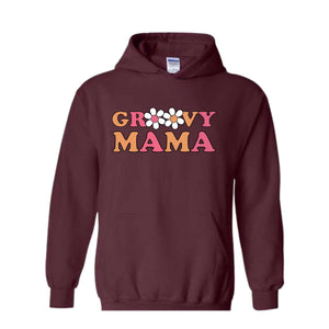 Groovy Mama Sweatshirt, Groovy Mom Hoodie, Groovy Birthday Party, Family Groovy Tee, 70s Mama Gift, Cute Mom Hoodie, Groovy Party Hoodie