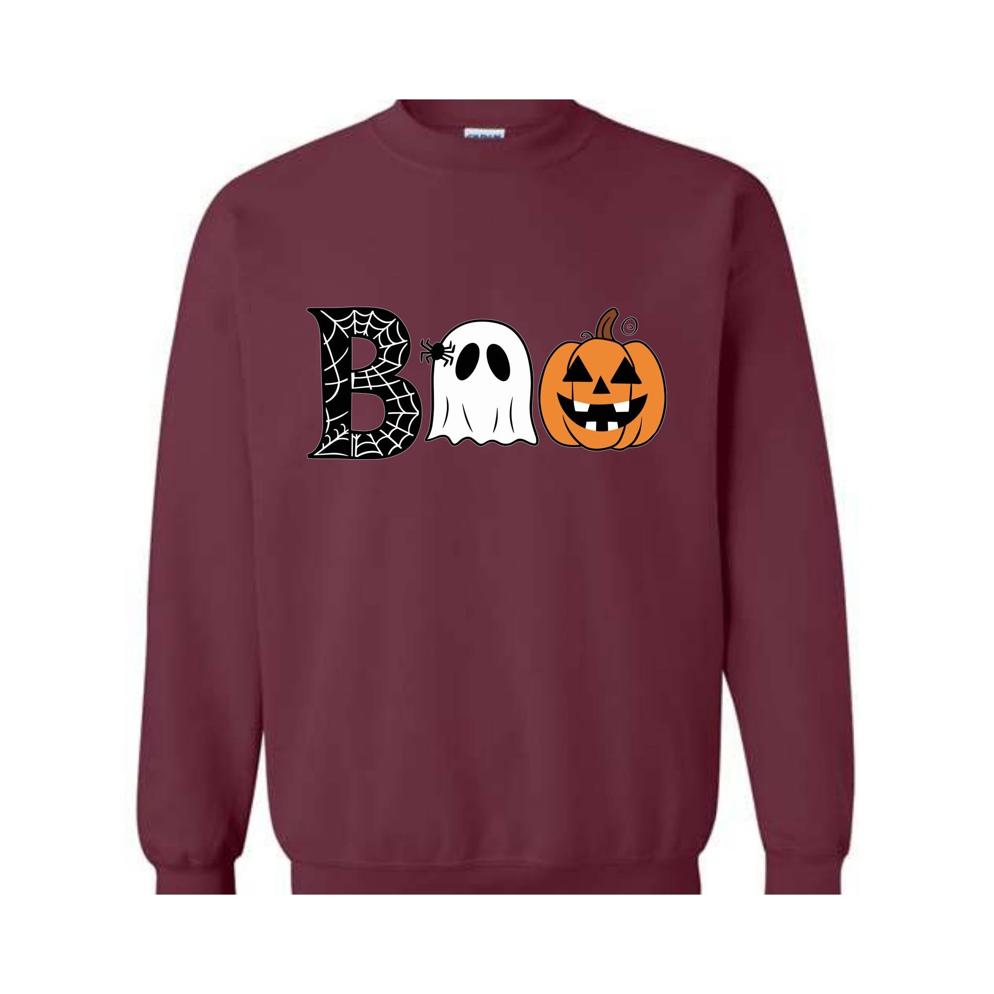 Halloween Boo Sweatshirt, Halloween Ghost Sweatshirt, Halloween Pumpkin Sweat, Pumpkin Sweatshirt