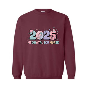 2025 Neonatal ICU Nurse Sweatshirt, Care Nurse Gifts