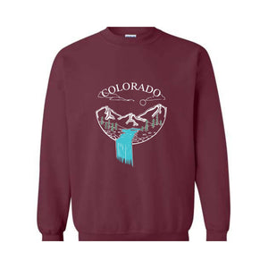 Colorado Sweatshirt, Colorado Mountains Hoodie, Colorado State Sweatshirt, Colorado Mountains Sweatshirt