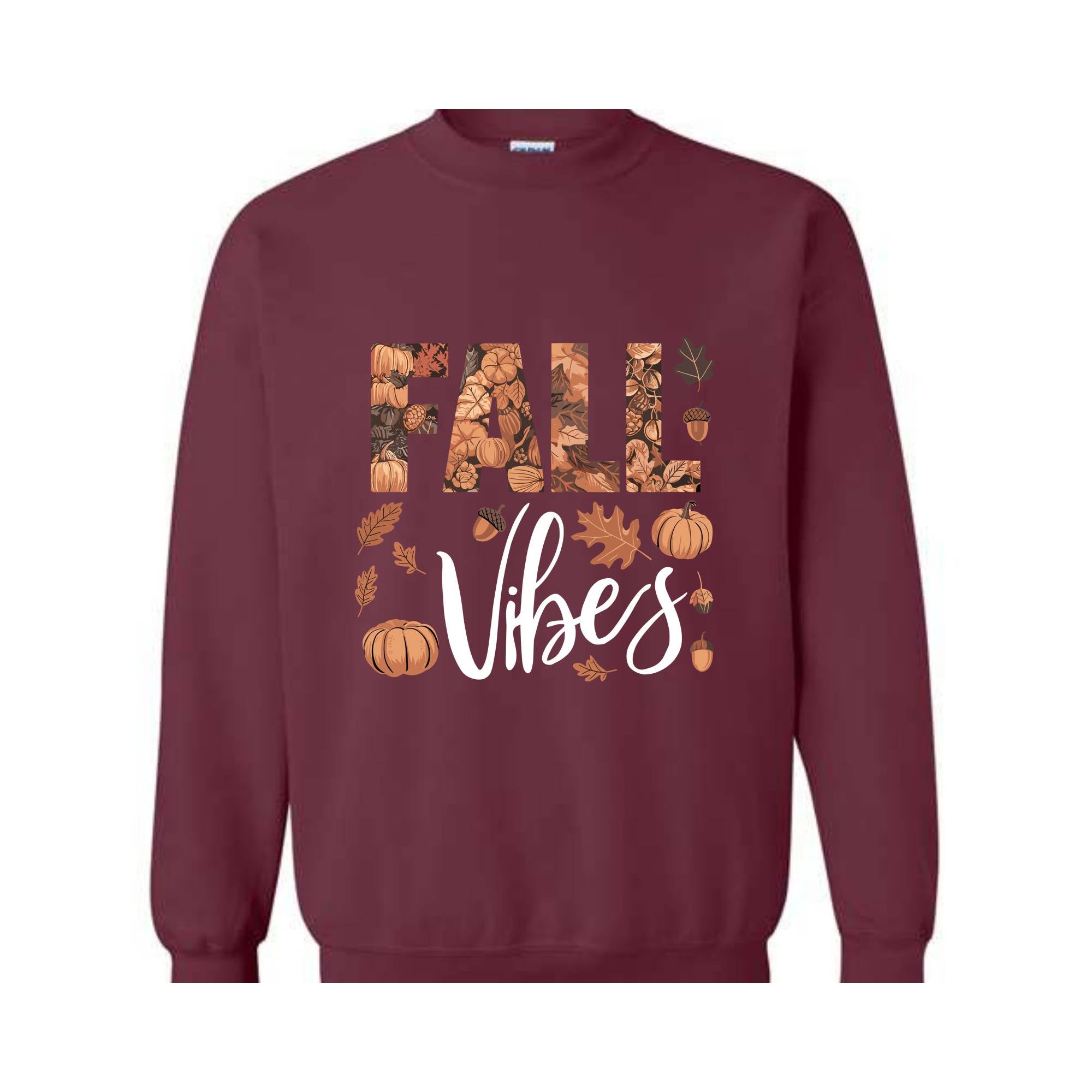 Fall Vibes Sweatshirt, Pumpkin Season Sweater, Thanksgiving Tshirt, Halloween Shirt, Fall Apparel, Autumn Sweat, Thanksgiving Gifts