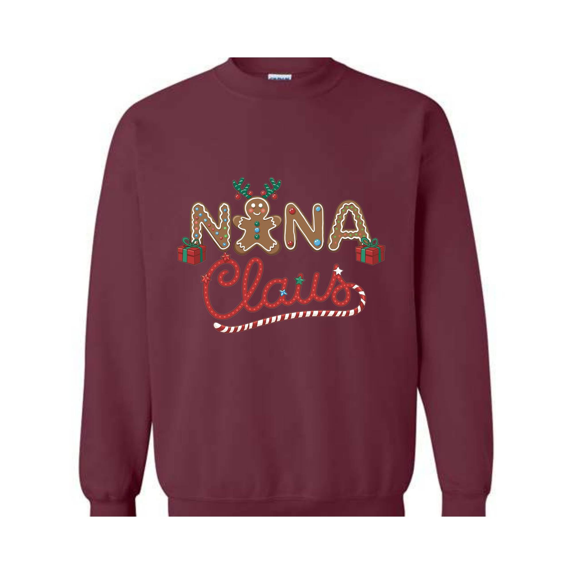 Nana Claus Sweatshirt, Nana Christmas Sweatshirt, Nana Sweat, Nana Christmas Sweater, Family Claus Sweatshirt