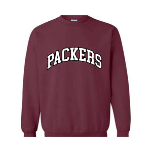 Team Mascot Sweatshirt, Packers Team Sweatshirt, Packers Team Spirit Sweatshirt, Packers Fan Sweatshirt, Packers School Sweatshirt