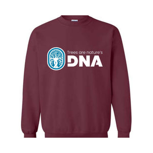 Trees are nature's DNA Swetshirt, DNA Tree Of Life Hoodie, Science Teacher Sweatshirt, Biology Sweatshirt, Science Gift, 100 Days Of School