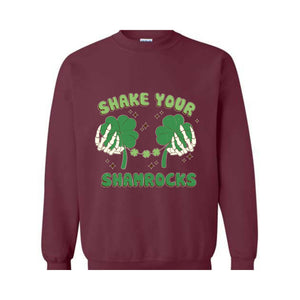 Shake Your Shamrock Sweatshirt, Funny St Paddy's Day Sweatshirt, Shake Your Shamrock Shirt, Cute Saint Patrick's Day Sweatshirt for Women