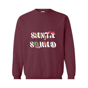 Santa Squad Sweatshirt, Xmas Sweatshirt, Festive Sweatshirt, Xmas Gift, Christmas Squad, Matching Sweatshirts, Holiday Outfit