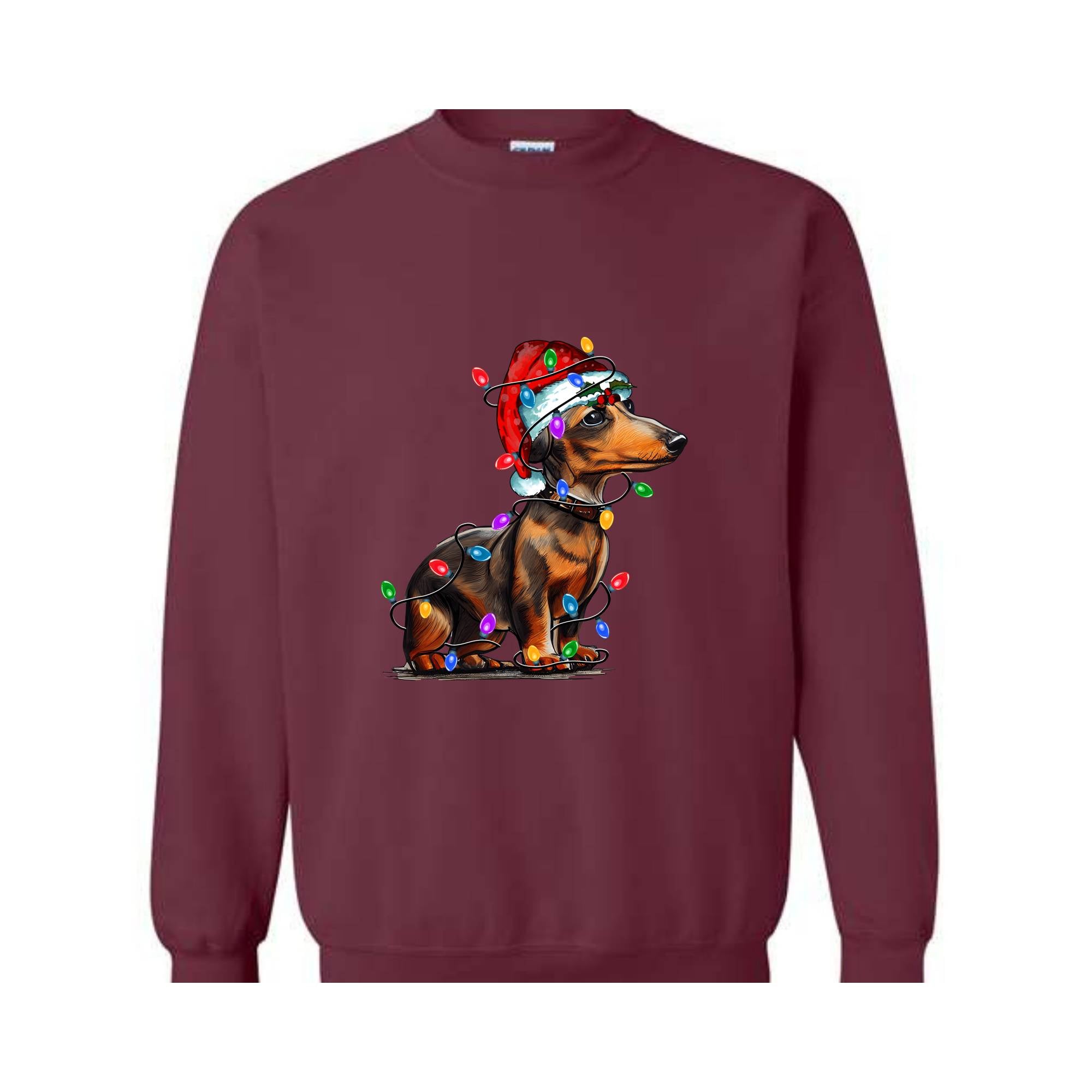 Dachshund Christmas Sweatshirt, Christmas Gifts, Christmas Dog Sweater, Dog Lover Gifts, Dachshund Christmas Hoodie