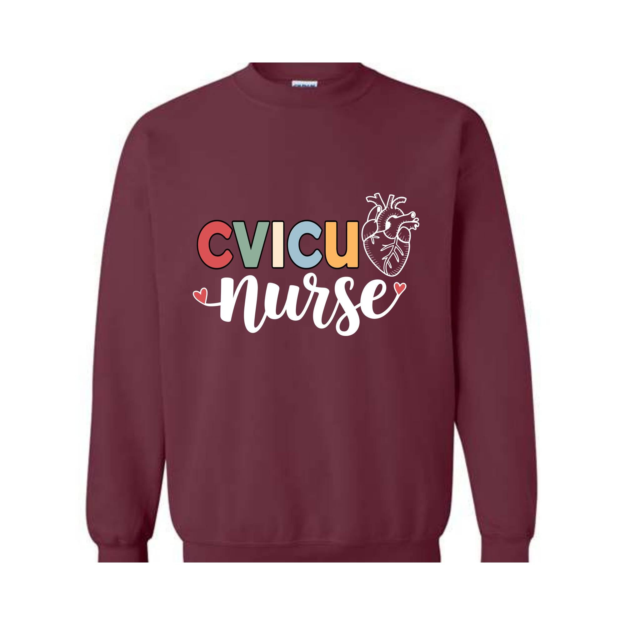 CVICU Nurse Sweatshirt, Cardiovascular ICU Nurse Hoodie, CVICU Nursing Gifts, Cardiovascular Intensive Hoodie, Cvicu Graduation Hoodie