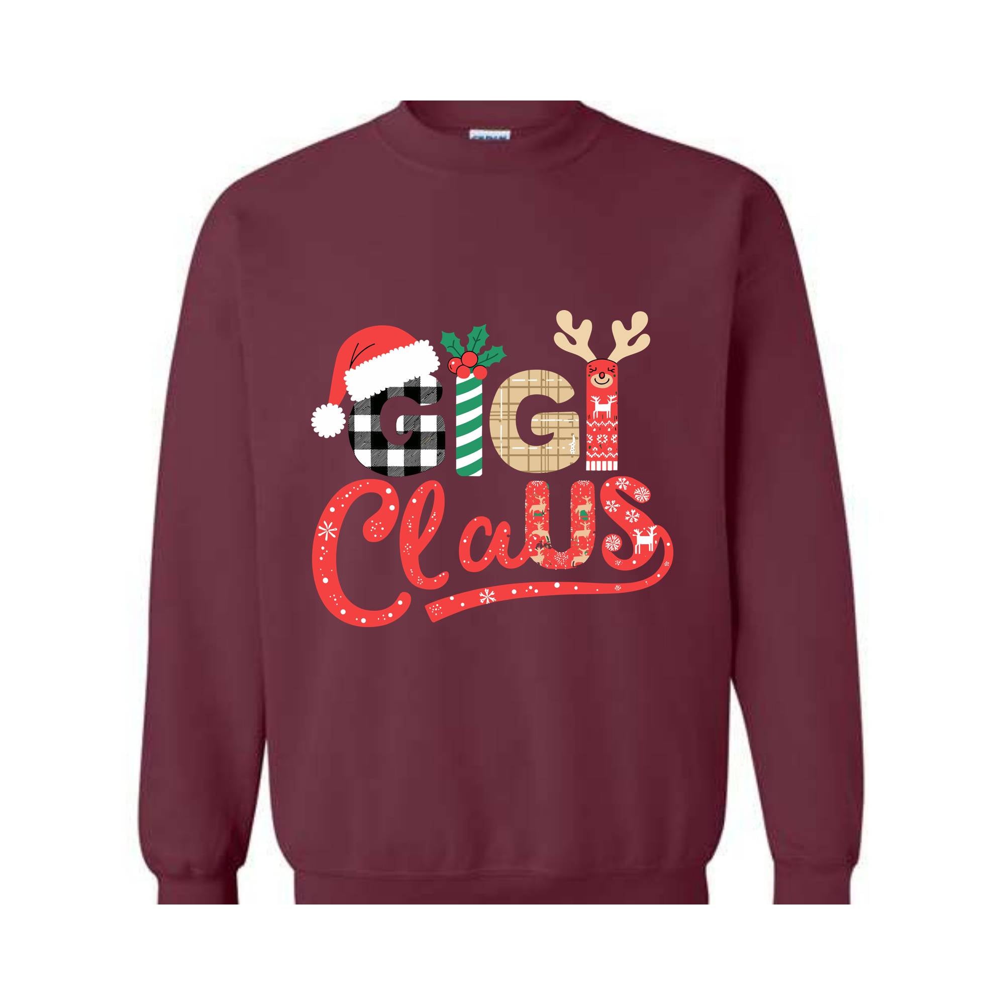 Gigi Claus Sweatshirt, Santa Claus Hoodie, Cute Gigi Hoodie, Grandma Hoodie, Funny Christmas Hoodie, Christmas Gigi gift, Grandma Gift