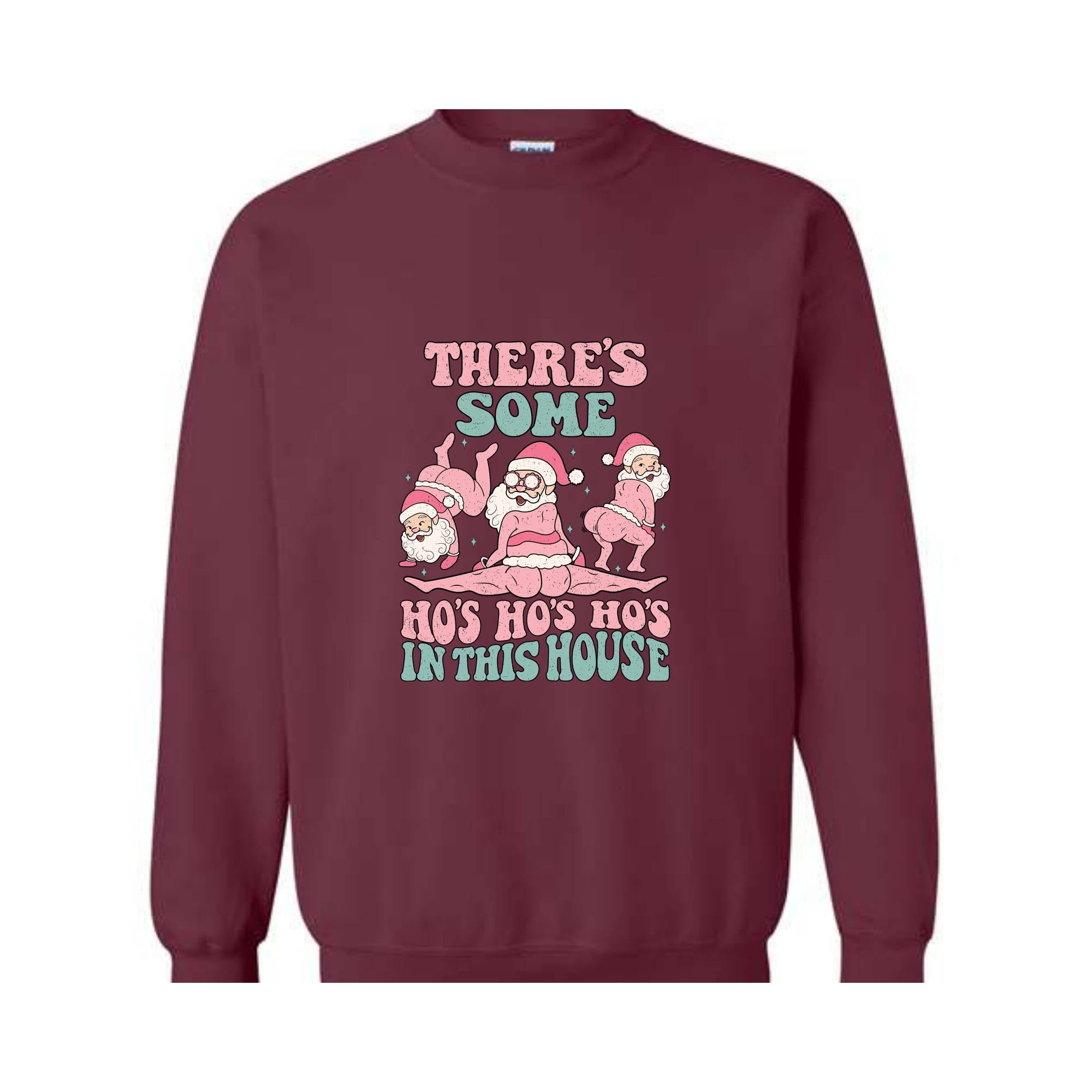 There Are Some Ho Ho Sweatshirt, Funny Christmas Sweater, Christmas Holiday , Winter Season Sweatshirt, Gift for Christmas