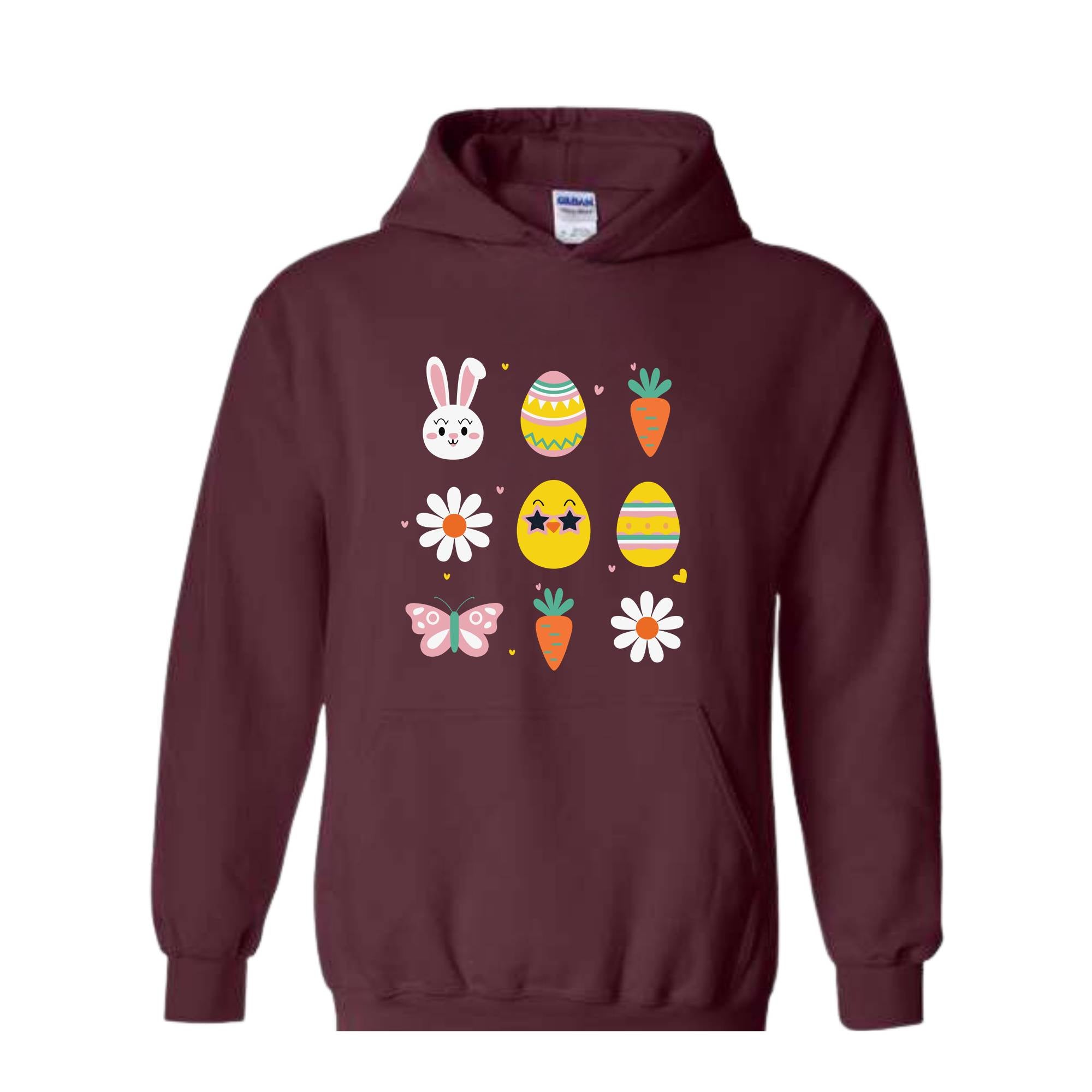 Easter Elements Hoodie, Cute Easter Hoodie, Cute Easter Hoodie, Easter Hoodie, Cute Mom Hoodie, Easter bunny Hoodie, Bunny Hoodie