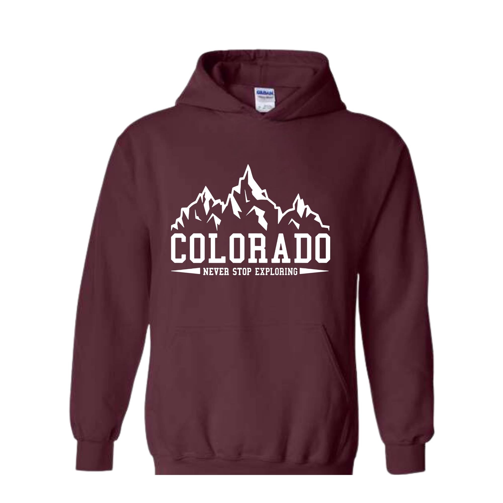 Colorado Gift, Colorado Sweatshirt, Colorado State, Colorado Hoodie, Colorado Sweater, Mountain Sweatshirt, Colorado Shirt, Adventure Tee