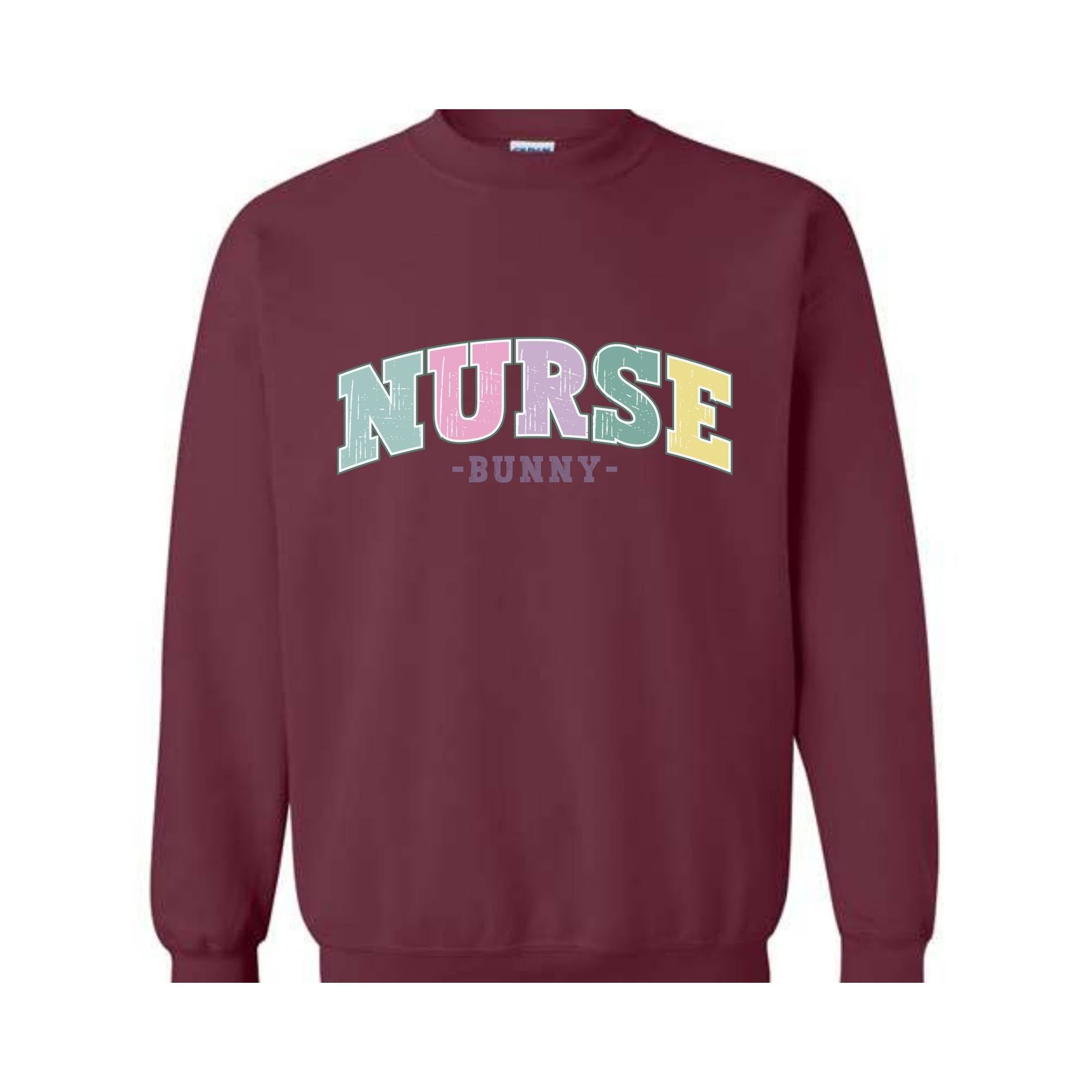 Nurse Bunny Sweatshirt, Cute Nurse Sweatshirt, Easter Nurse, Nurse Easter Sweatshirt, Nurse Appreciation, Nurse Life, Easter Squad