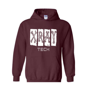 X-ray Tech Sweatshirt, Xray Technologist Sweatshirt, Radiology Tech Gift, Xray Tees, Radiology Nightshift Sweatshirt, Cardiac Tech Hoodie