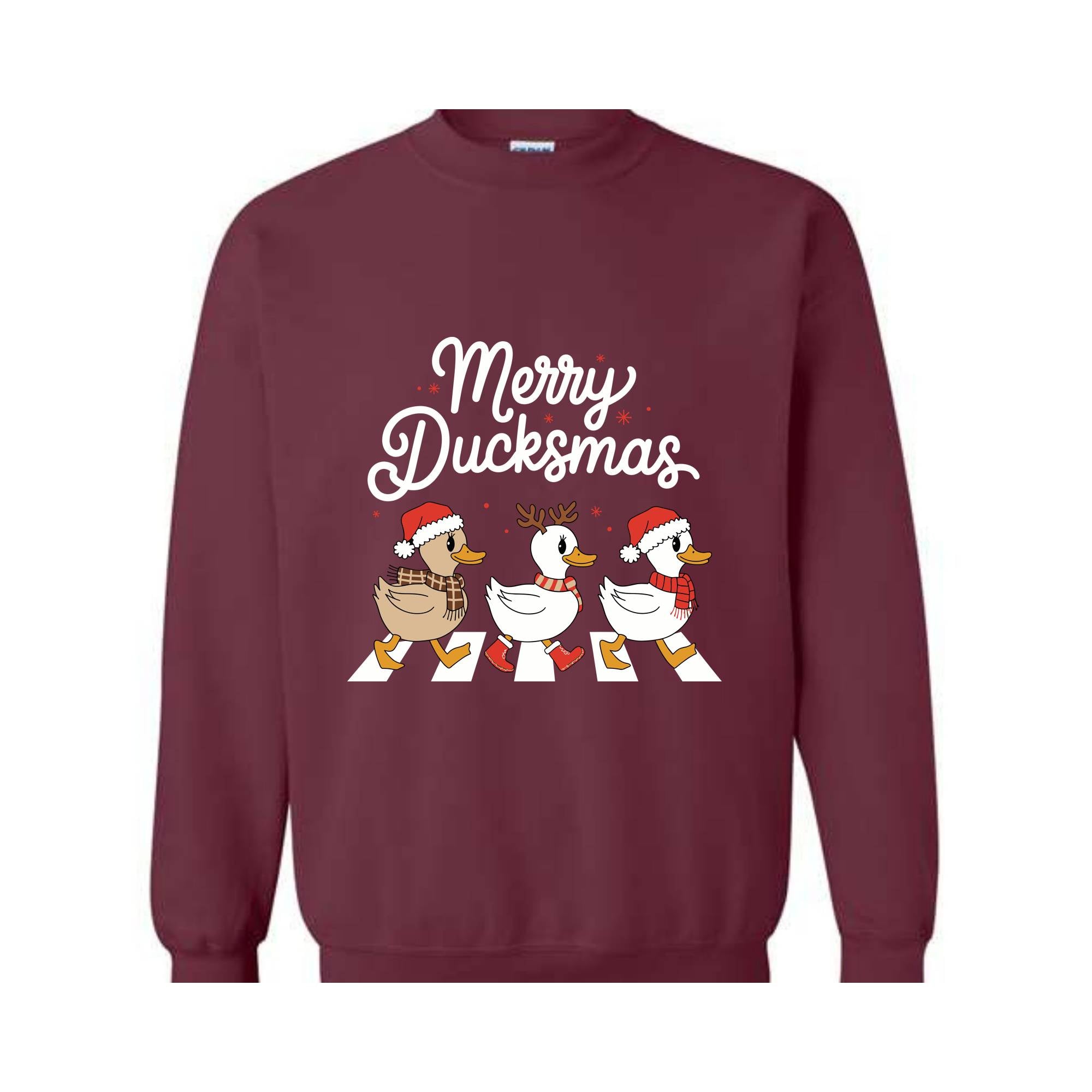 Merry Ducksmas Sweatshirt, Ducks Christmas Sweatshirt, Funny Ducks Christmas Hoodie, Duck Lover Hoodie, Holiday Hoodie, Mom Gift