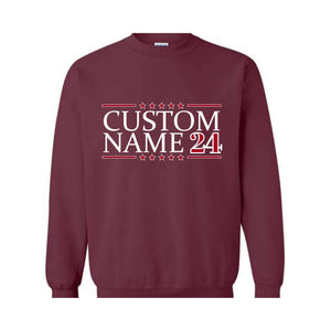 Custom Election 2024 Sweatshirt, Custom USA Election Day Hoodie, Custom President Sweatshirt, Custom Political Sweatshirt, Custom Elec