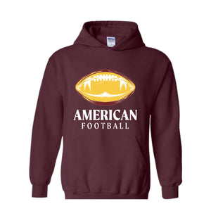 American Ball Sweater, Football Sweater, American Football Sweater, Football Gift Sweatshirt, Trendy Day, Trendy Sweater