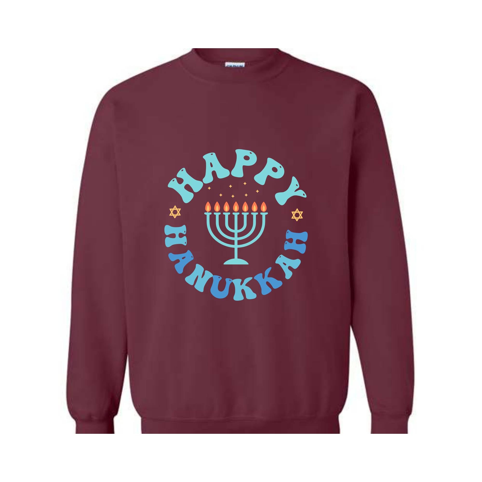 Happy Hanukkah Sweatshirt, Hanukkah Dinner , Funny Jewish Family