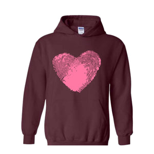 Valentine Sweatshirt, Romantic Love Sweater, Heart SweatShirt , Couples Gift, Cozy Valentines Day Pullover