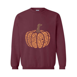 Fall Sweatshirt, Pumpkin Sweatshirt, Cozy Season, Autumn Sweatshirt, Fall Women's Sweatshirt, Fall Pumpkin Shirt, Thankful Sweatshirt