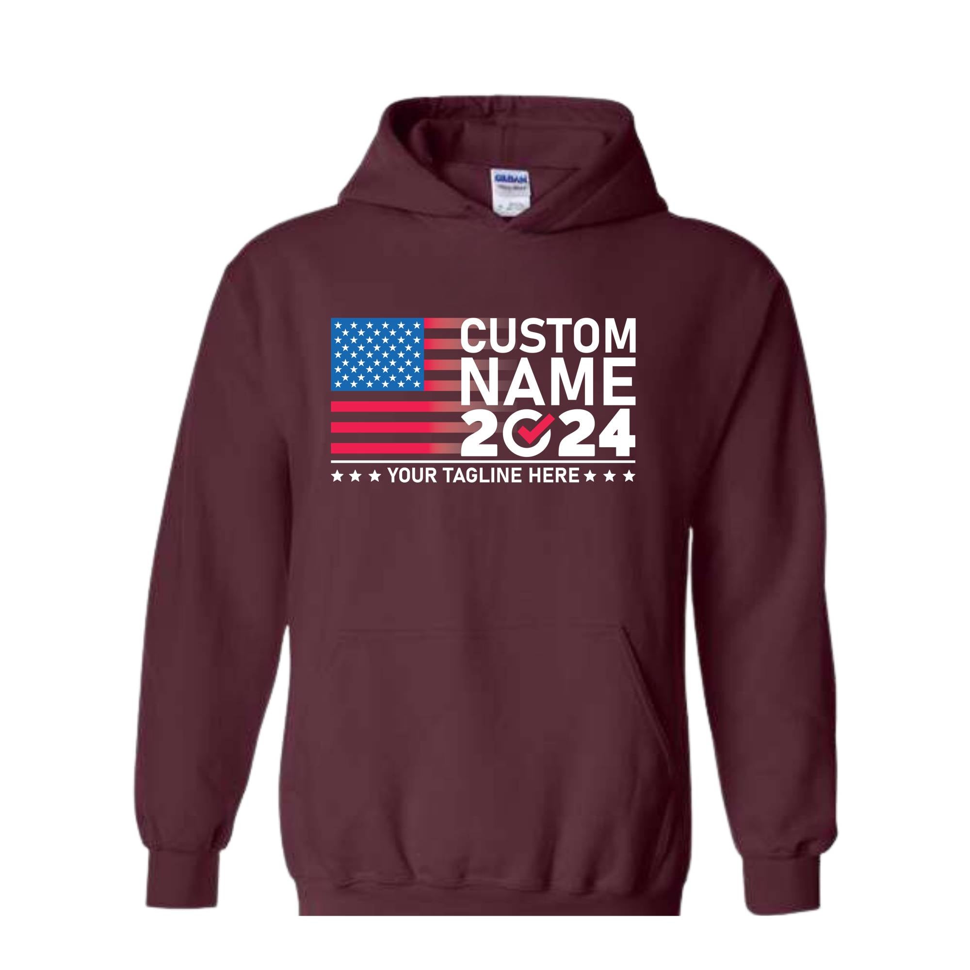 2024 Custom Election Sweatshirt, Election Sweatshirt Customized, Custom Name 2024 Election Sweatshirt, 2024 Election Gift