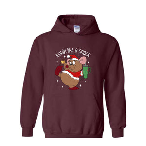 Lookin' Like A Snack Gus Christmas Sweatshirt, Funny Christmas Sweatshirt, Xmas Movie Sweater, Disneyland Christmas Sweatshirt