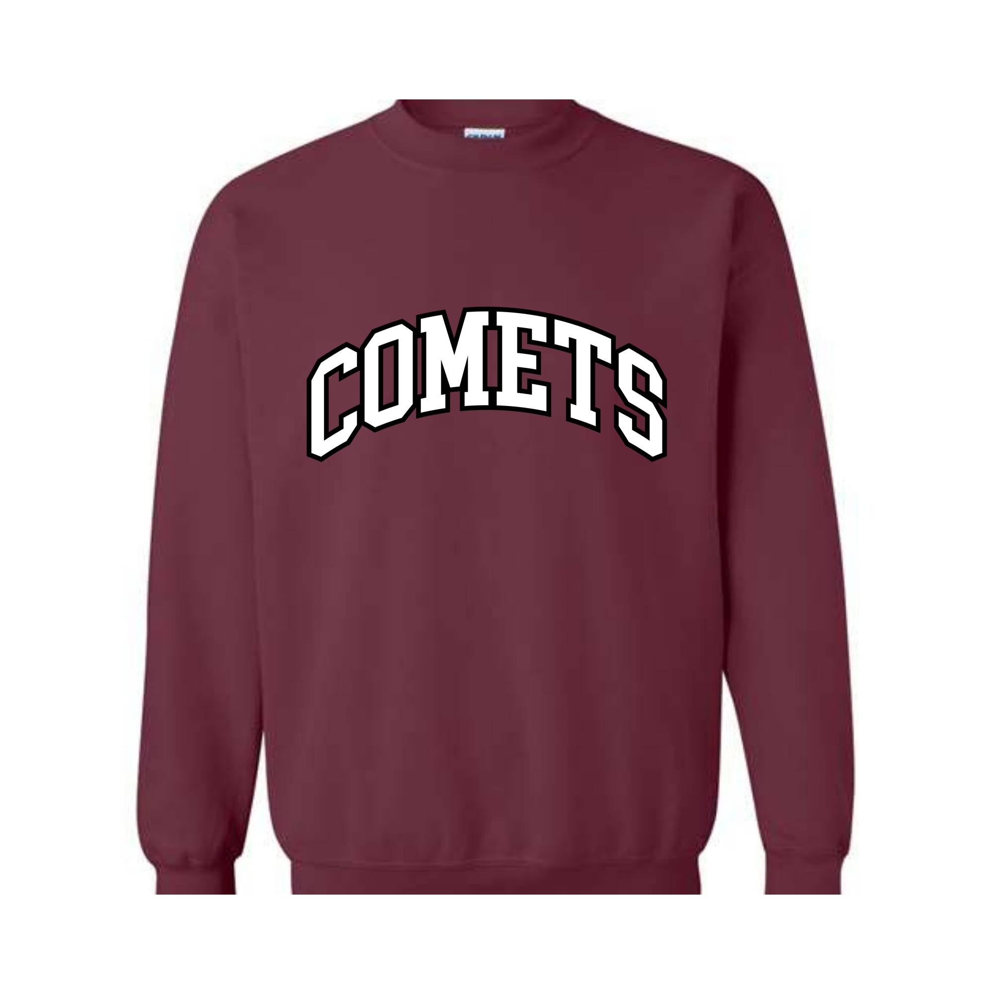 Team Mascot Sweatshirt, Comets Team Sweatshirt, Comets Football Sweatshirt, Comets Fan Tee, Comets School Sweatshirt, Comets Mascot Tee