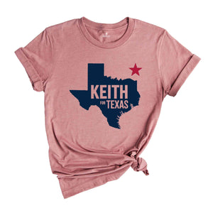 Representative Keith Self for Texas 2024 November Elections Campaign T-Shirt, Keith Self for Congress 2024 Elections Campaign Tee