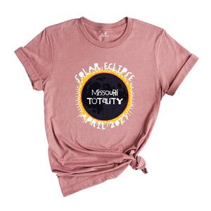 Missouri Totality Shirt, Missouri Total Solar Eclipse Shirt, Celestial Shirt, Eclipse Event 2025 Shirt, April 8th 2025