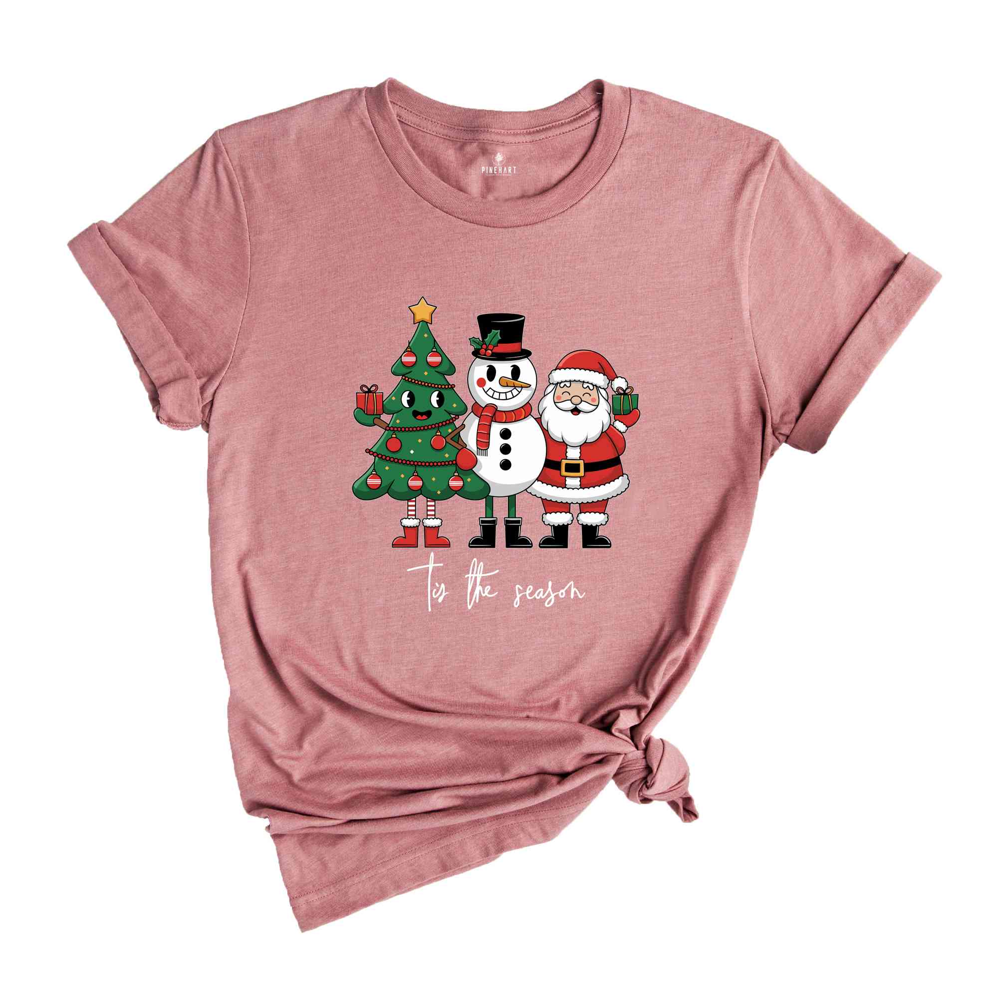 Tis The Season Shirt, Christmas Shirt, Cute Christmas Shirt, Trendy Holiday Tee, Believe Shirt, Santa Shirt, Santa Gifts