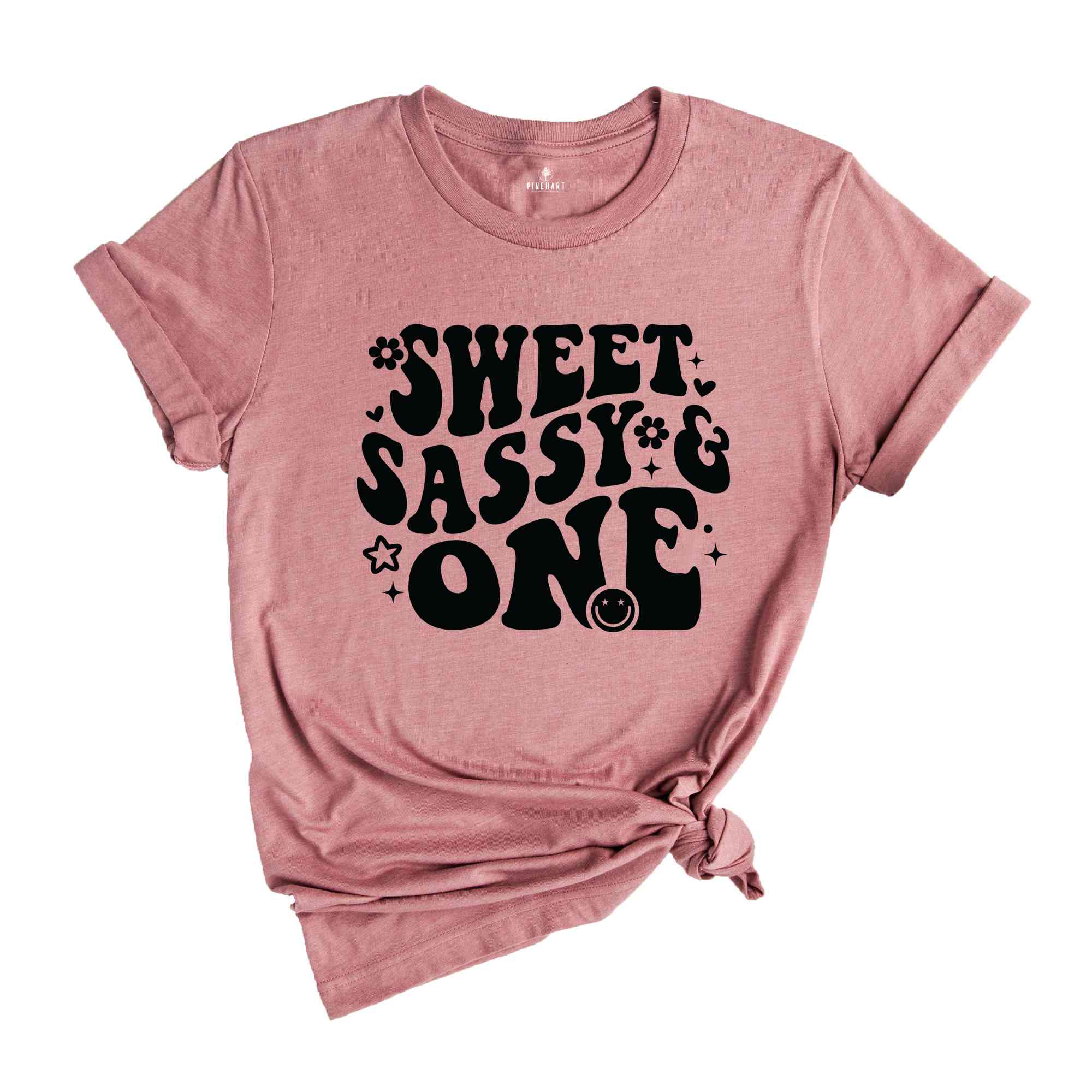 Sweet Sassy One Shirt, Birthday Girl Shirt, Cute Birthday Shirt, Tie Dye Shirt, Birthday Party Shirt Girl, Birthday Gift, Kids Tshirt