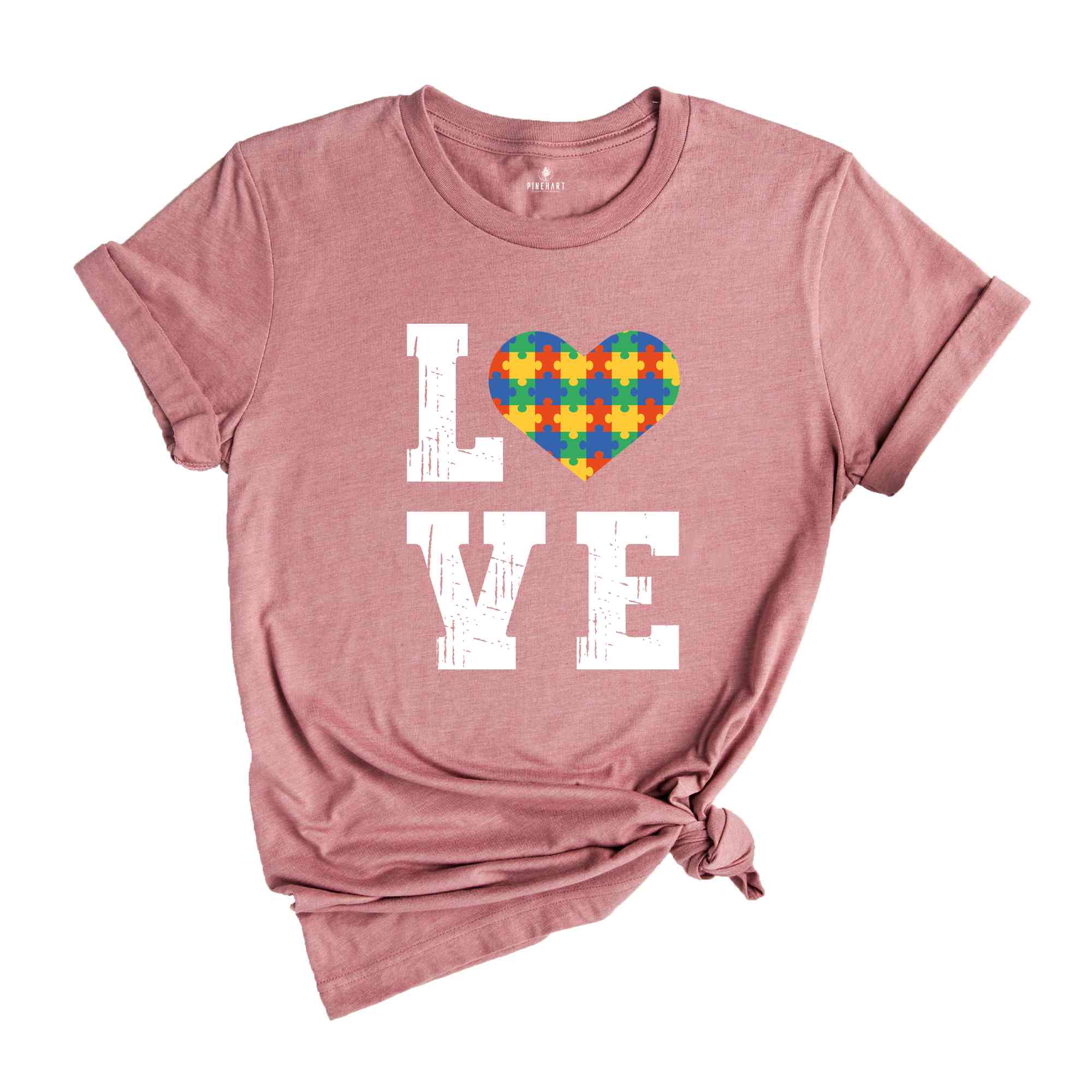 Love Puzzles Autism T-Shirt, Autism Awareness Shirt, Accept Understand Love Shirt, Autism Teacher Shirt, Autism Puzzle Pieces