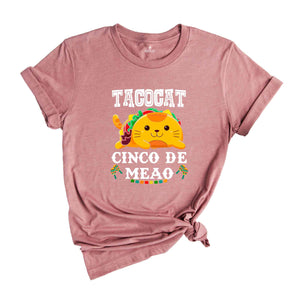 TacoCat Cinco De Meao Shirt, Taco Cat Shirt, Cute Taco Lover T-Shirt, Funny Cinco De Mayo Shirt, Mexican Food Lover Shirt, Kawaii Tacocat