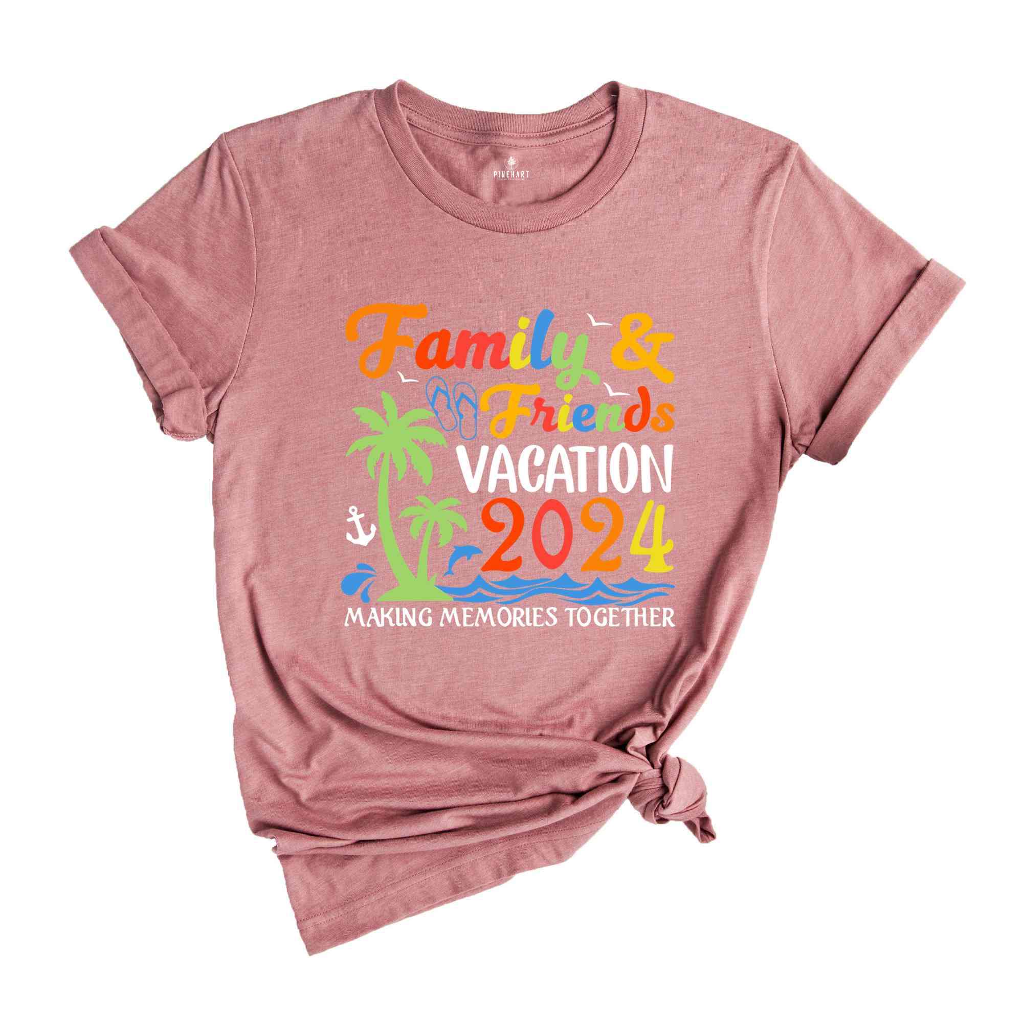 Family & Friends Vacation 2024 Making Memories Together Shirt, Family Vacation, Family Matching Tees, Summer Vacation T-shirts