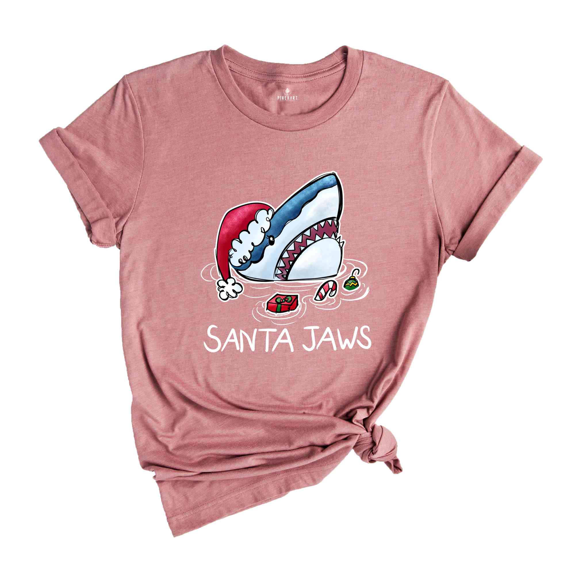 Santa Jaws Shirt, Christmas Shirts, Santa Claus Shirts, Christmas Gifts, Christmas Family Shirt, Christmas Vibe Tee