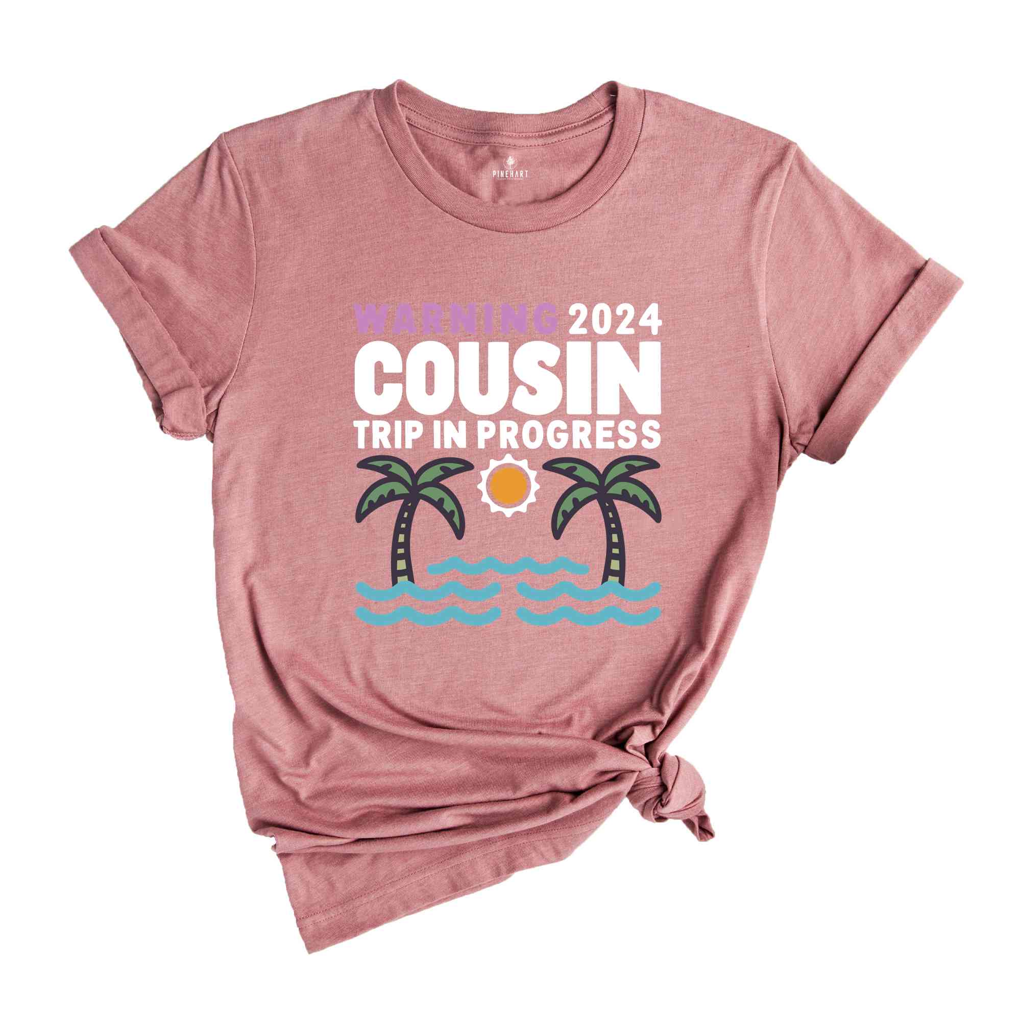 Warning 2024 Cousin Trip In Progress Shirt, Cousin Trip 2024 Shirt, Summer Cousin Shirt, Cousin Beach Shirt, Cousin Vacay Shirt