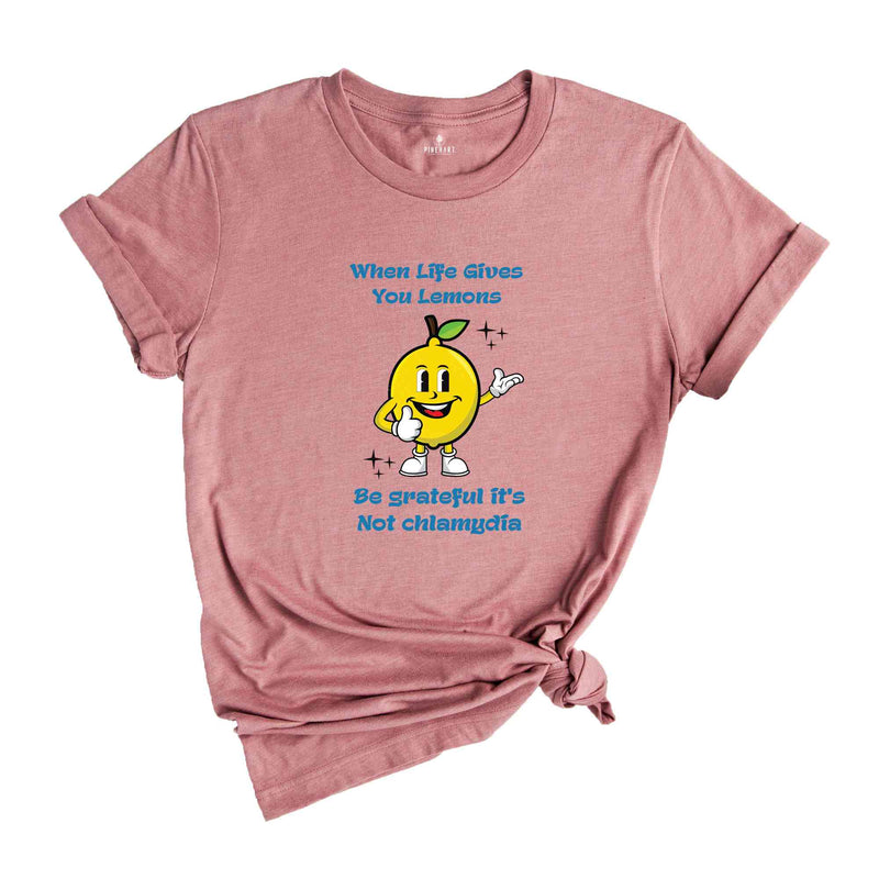 When life gives you lemons shirt, Funny sarcastic tee, Funny quote shirt, 90s vintage tee, Retro funny shirt