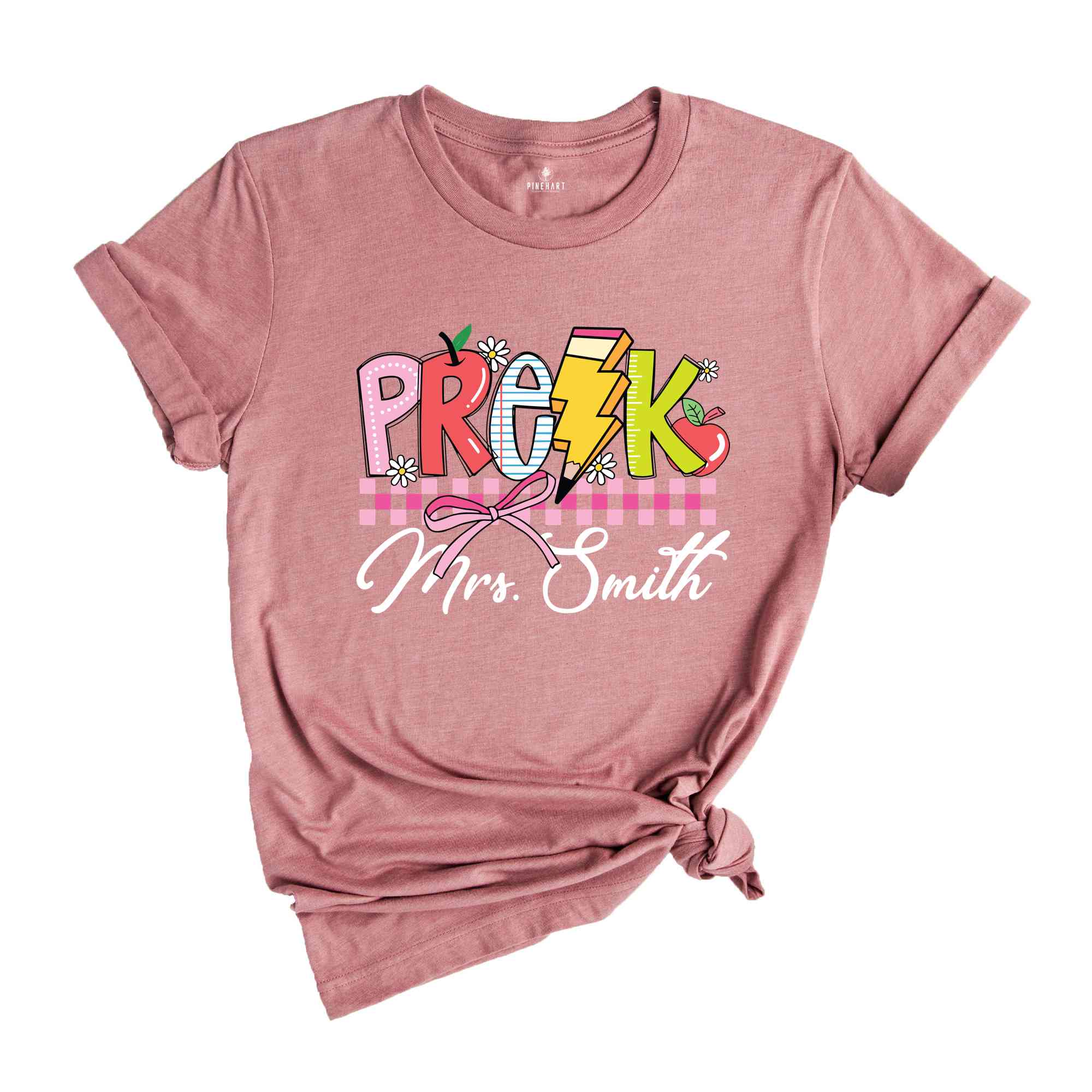 Personalized Pre K Teacher Shirt, Pre K Teacher Team Shirt, Gift For Teacher, Teacher Appreciation Shirt, Custom Grade Shirt