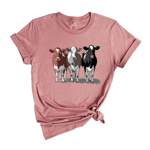 Cows Shirt, Western Shirt, Cow Lover Shirt, Funny Cow Shirt, Farm Lover Shirts, Farm Animal Shirt, Animal Lover Shirt