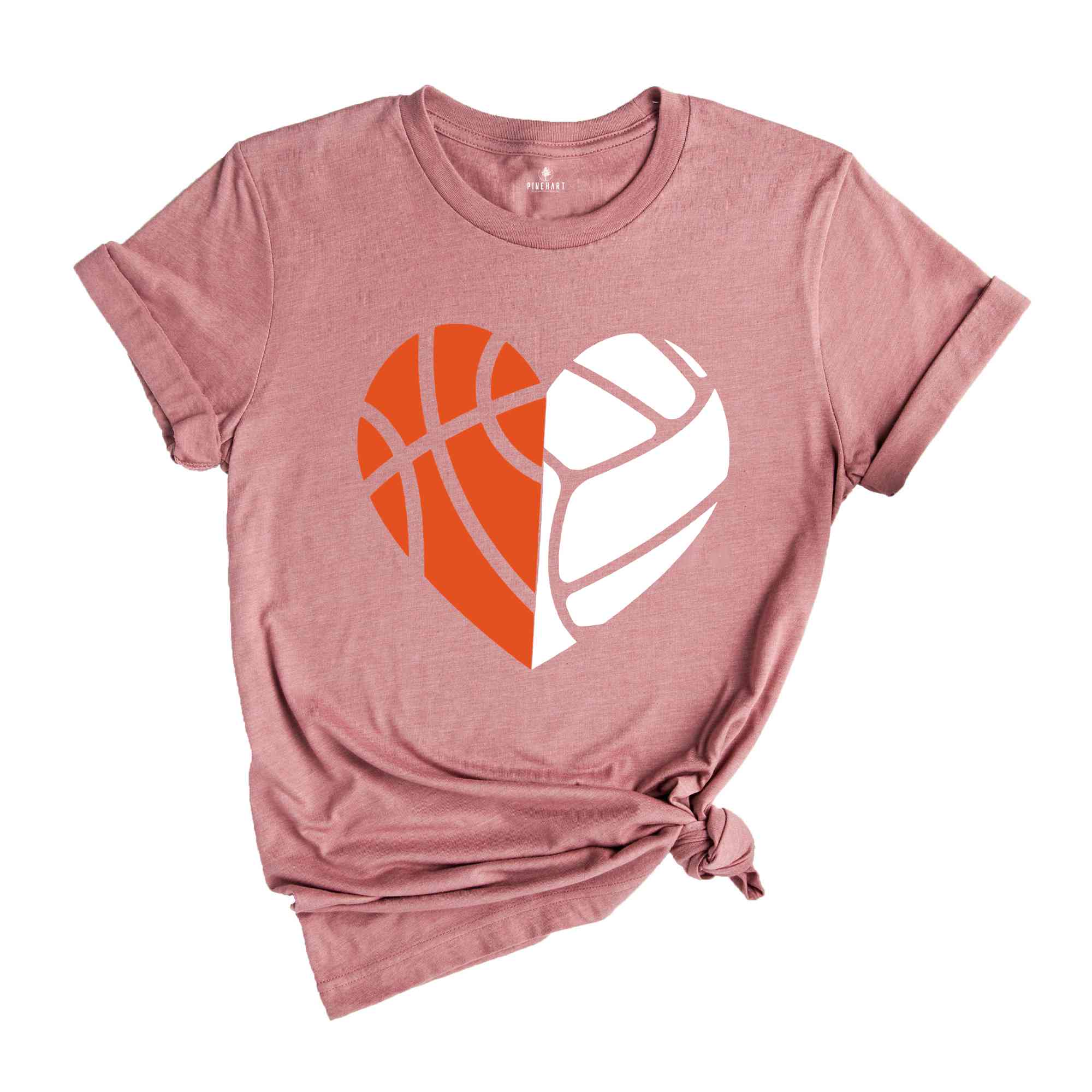 Basketball Heart Shirt, Volleyball Lover Shirt, Basketball Shirt, Basketball Mom Shirt, Game Day Outfit, Sports Shirt