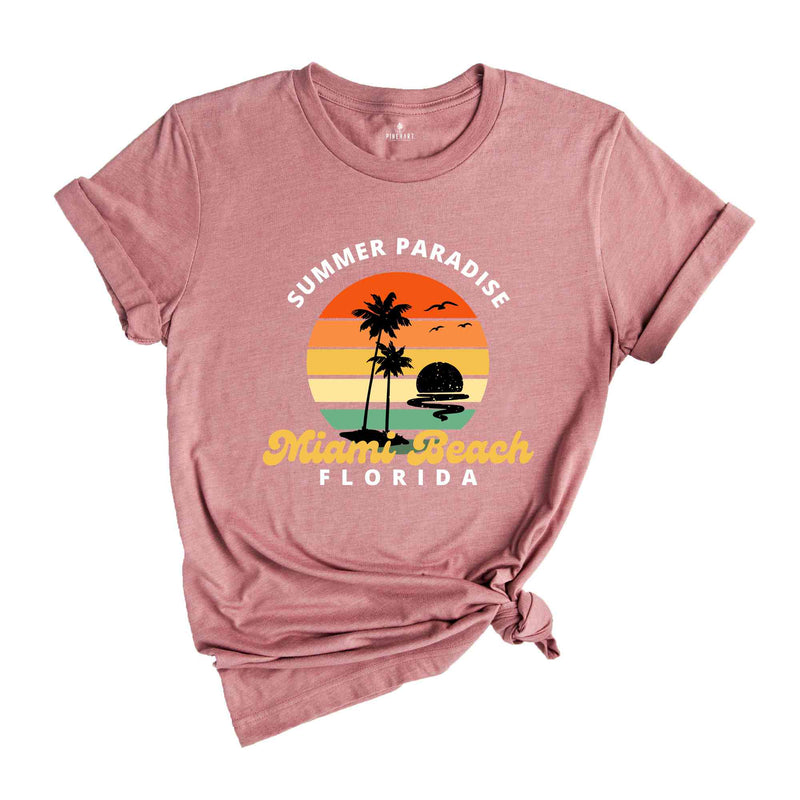 Miami Shirt, Miami Beach Shirt, Miami Lover T-Shirt, Miami Fan Tee, Miami Holiday Shirt, City Of Florida Shirt, Miami Trip Shirt