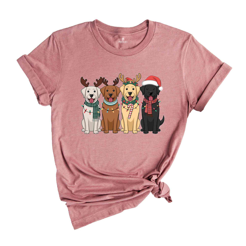 Dog Christmas Shirt, Labrador Retriever Christmas Shirt, Labrador Mom Shirt, Gift for Dog Lover, Holiday Shirt, Winter Shirt