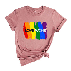 Love Wins Shirt, LGBTQ+ Shirt, Pride Month Shirt, Hurts No One Shirt, Equality Tshirt, Rainbow Tee, pride 2024 shirt,gay shirt