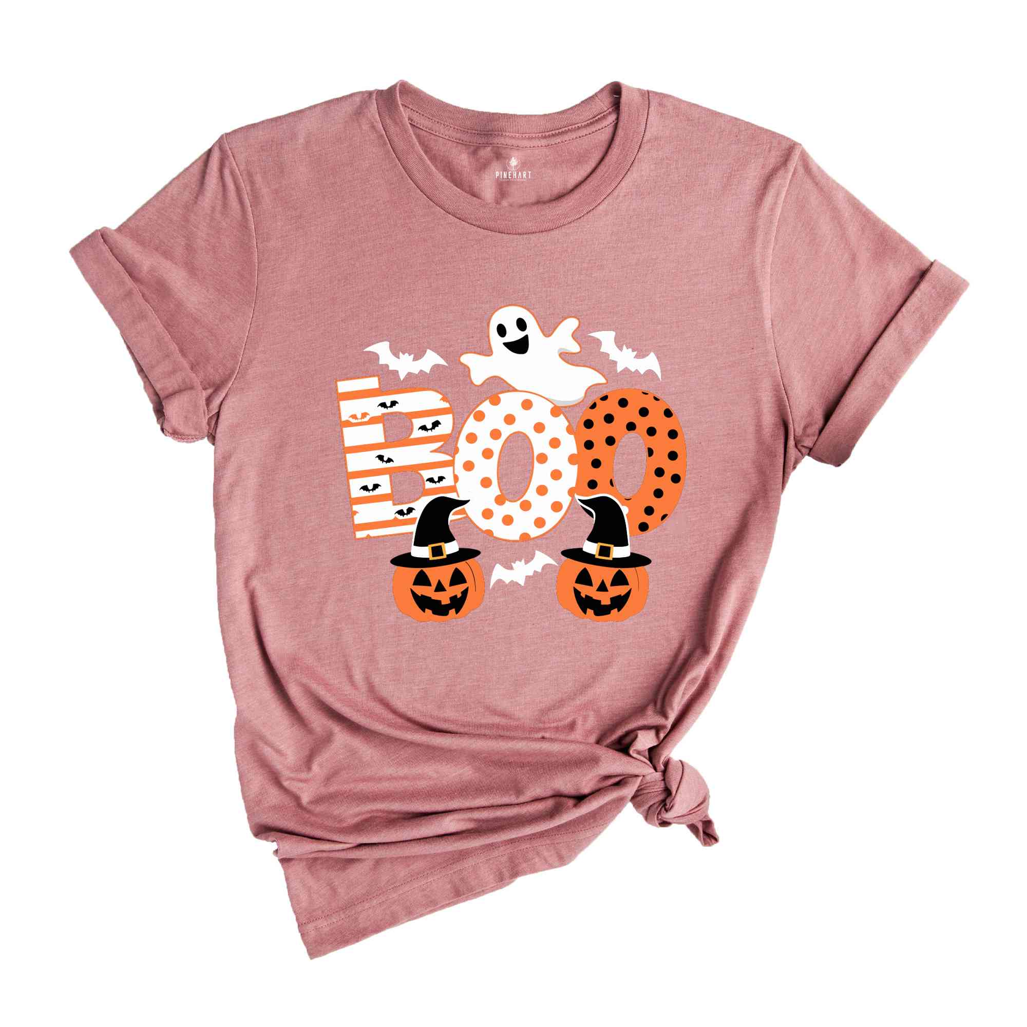 Boo Halloween Shirt, Ghost Halloween Shirt, Halloween Shirt, Trick Or Treat Shirt, Spooky Vibes Shirt, Pumpkin Shirt