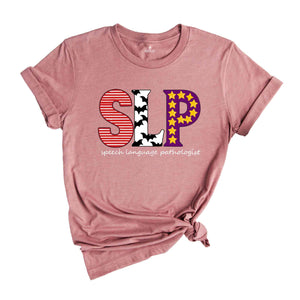 SLP Speech Therapist Halloween Shirt, Speech Language Pathologist Gift, Spooky Speech Therapist, Sign Language Shirt