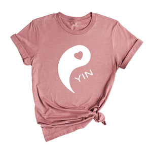 Yin Yang Shirt, Valentine's Day Gift, Valentines Outfit, Couple Matching Shirt, Wife and Husband Team Shirt, Engagement Shirt, Honeymoon Tee