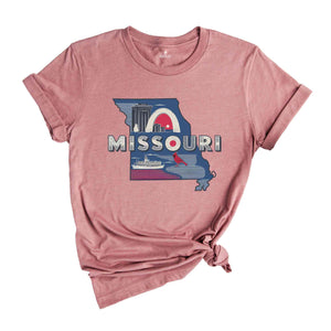 Retro State Of Missouri Shirt, State Of Missouri Shirt, State Shirt, Missouri Shirt, Missouri Lover Shirt, Family Trip Shirt, Travel Shirt