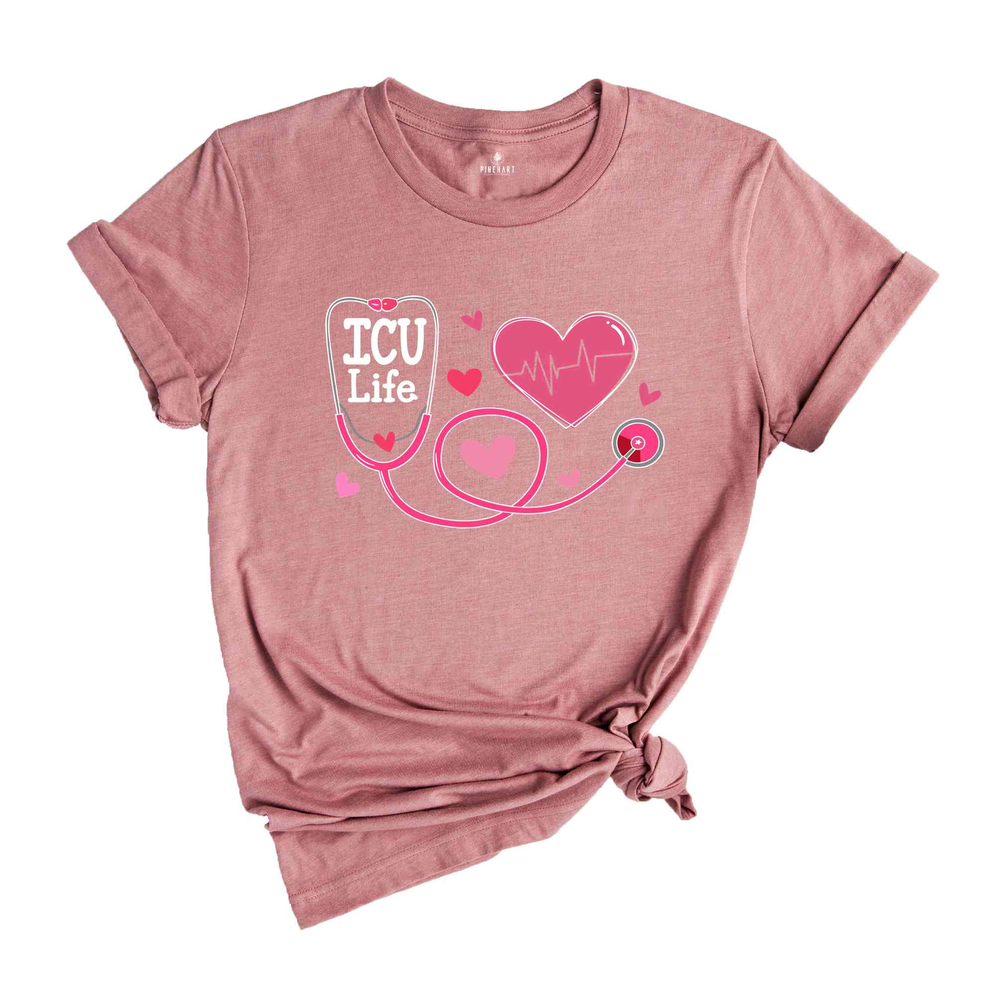 ICU Valentine Nurse Shirt, ICU Valentines Day Tshirt, ICU Nurse Shirt, Matching Couple Shirt, Valentines Day Gift