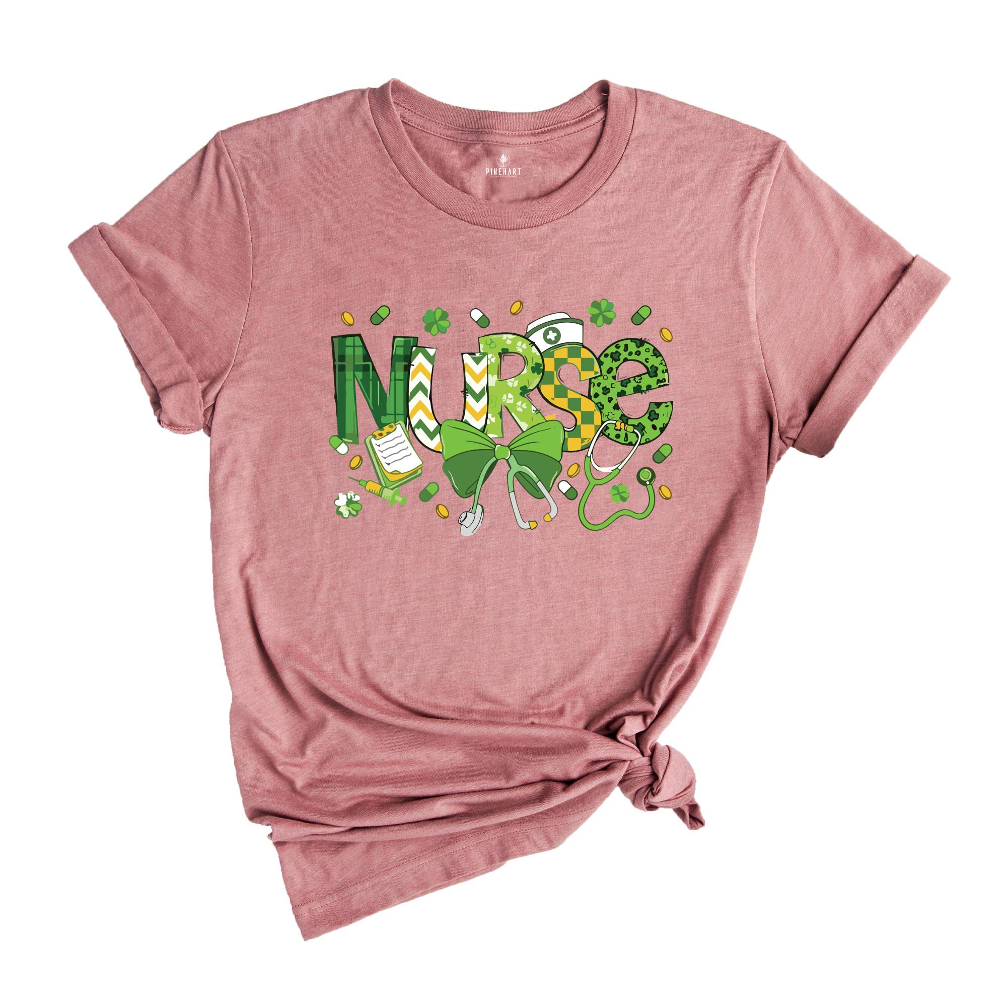 Nurse Shirt, Nurse St Patricks Day Shirt, Nurse Coquette Shirt, St Patricks Day Shirt, St Pattys Day Shirt, St Patrick Day Tee, Nurse Gift